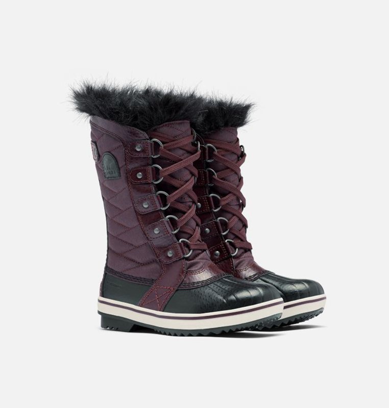 Kids Snow Boots Purple/Black - Sorel Youth Tofino™ II - 693041-QUD